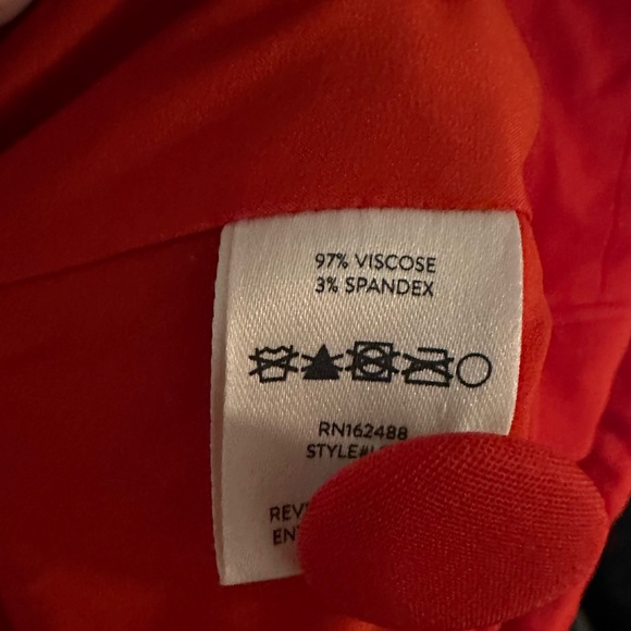 NWOT Lita by Ciara Revolve Fiery Red Blazer XXL $398 (97% viscose, 3% spandex) - Picture 9 of 9
